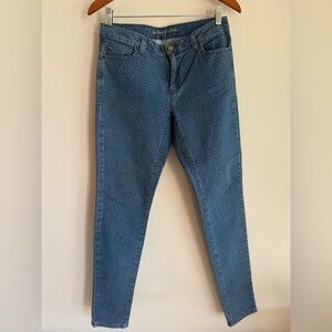 Michael Kors Blue Polka Dot Denim
